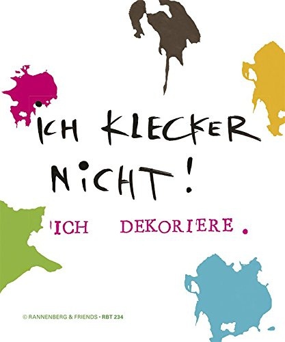Brillenputztuch Ich klecker nicht
