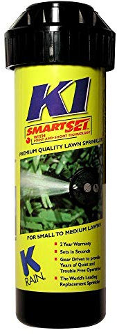 K-Rain Black Pop-Up IRRIGATION_SPRINKLER, 1.5 GPM, 20 PSI, 1/2 Female Inlet, 2 Year Warranty