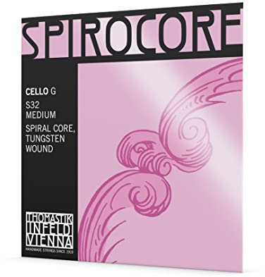 Thomastik Corda per Violoncello 4/4 Spirocore - corda Sol nucleo corda spirale flessibile, rivest. tungsteno, media