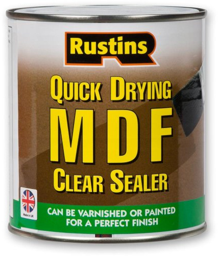 Rustins MDFS500 Quick Drying MDF Sealer Clear 500ml