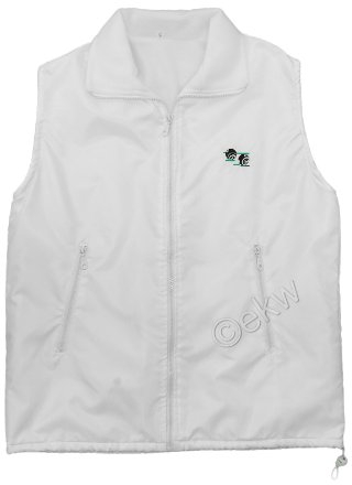 G5 APPAREL Bowls Lawn Bowling Waterproof Fleece Lined Gilet Bodywarmer White