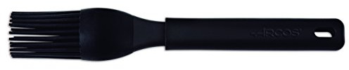 ARCOS Brocha de Pastelero Acero Inoxidable 93 mm | Pincel de pastelero. Mango de polipropileno. Serie Gadgets Profesionales. Color negro.
