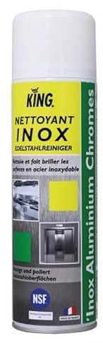 Nettoyant Inox Aérosol (qualité alimentaire) (500 ml)