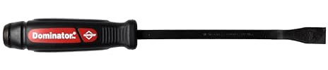 Mayhew 60140 7-C Dominator Pry Bar, Curved, 12-Inch OAL | Fully Heat-Treated Steel, Strikeable Cap & Shock-Absorbing Ergonomic Handle