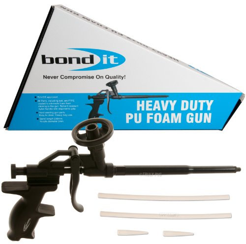 Bond It Heavy Duty Professional Foam Gun, Black
