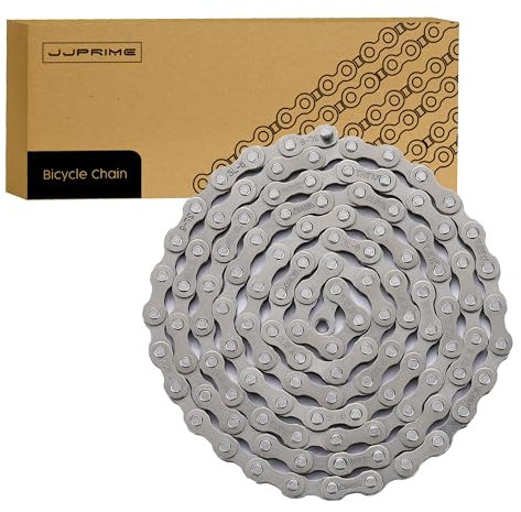 JJ PRIME - 6/7/8 Speed Bike Chain Link - Bicycle Chain for Gear Mountain Bike Road Hybrid 1/2 x 3/32 Inches, 116 Links Anti Rust High Strength
