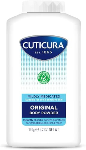 Cuticura Mildly Medicated Talcum Powder / Body Powder 150g | Packaging May Vary