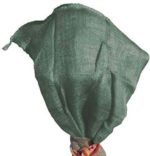 Videx-Winterschutz Jutesack, witterungsbeständiges Material, grün, 110 x 100cm