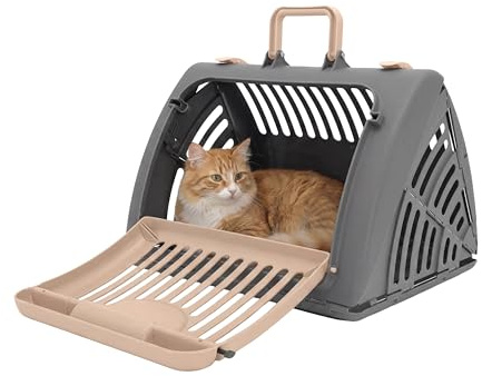 SPORT PET Design Travel Katze Carrier Front Tür Kunststoff klappbar