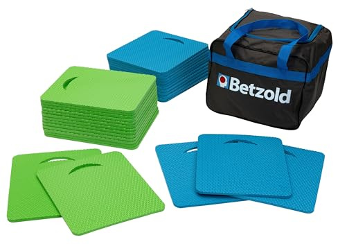 Betzold Sitzunterlagen-Set, 31-teilig | inkl. Tasche, Sitzmatten, Kunststoff, Indoor Outdoor