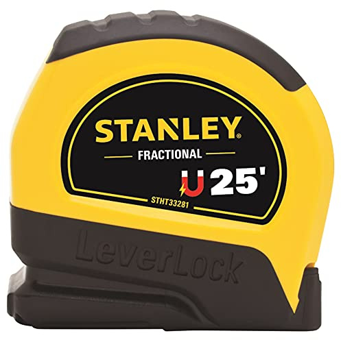 Stanley STHT33281L 25' punta magnetica e frazionaria lettura LeverLock metro a nastro