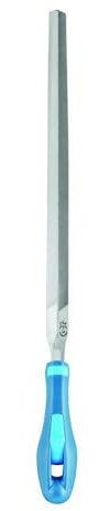 PFERD TOOLS Werkstattfeile Dreikant, 150mm, dreieckige, spitz zulaufende Feile, Kreuzhieb H2 auf drei Seiten, Ergonomie-Feilenheft, 11211157 – für universelle Schrupp- und Schlichtarbeiten geeignet
