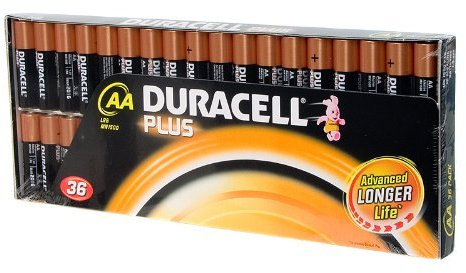 Duracell Plus AA-Batterien, LR6 MN1500, 1,5 V, 36 Stück