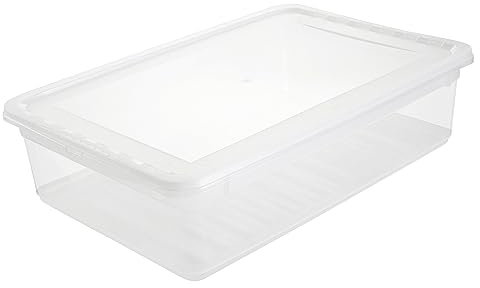 keeeper BEA Cajas de almacenaje, Plástico, Natural Transparente, 39 x 26,5 x 10 cm