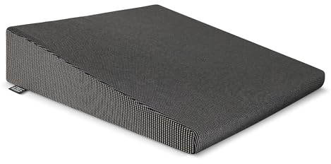 Brandsseller Sitzkeilkissen 37x33,5x7/2 cm Stuhlkissen Autositzkissen Bürostuhlkissen Schwarz