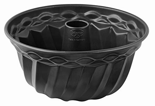 Dr. Oetker Gugelhupfform Ø 22 cm, Backform für Gugelhupf aus Stahlblech, Bundform mit Antihaftbeschichtung für eindrucksvolle Kreationen, hochwertige Kuchenform, Menge: 1 Stück