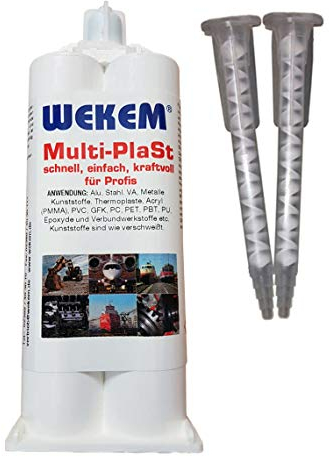 1x 56g Wekem Multi-Plast 2k Kleber 2 K Klebstoff WS364