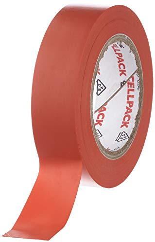 Cellpack 145822 128 0,15-15 - 10, Nastro D Elektrische Isolierung PVC, orange