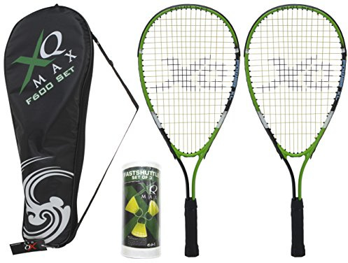 XQmax Erwachsene Speed Badminton G600, Black/green/white, 58 cm, KOO580060