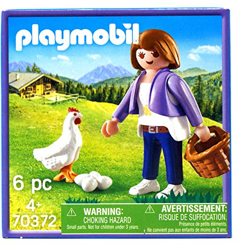 Milka Limited Edition Playmobil 2020-70372 Frau mit Huhn und Eiern