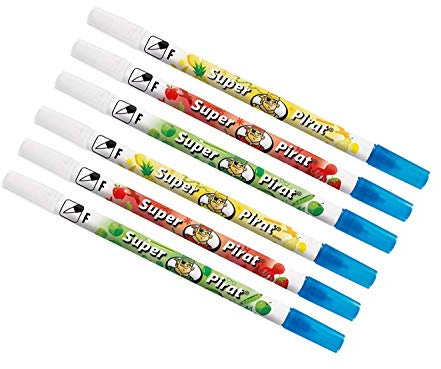 Pelikan Tintenlöscher SuperPirat (6 Stück, Löscher F)