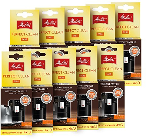 10er SET Melitta Reinigungstabs / Clean Espressomaschine / Reiniger für Kaffeemaschinen