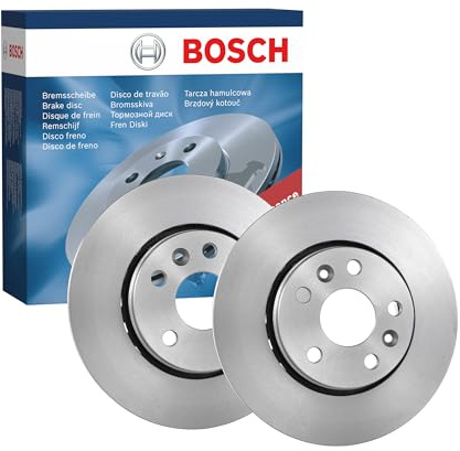Juego de 2 Discos de Freno Bosch BD1399 - Discos Ventilados, Alto Contenido en Carbono, 280 mm - Eje Delantero - ECE-R90 - Refrigeración Mejorada, Menor Fatiga, Anticorrosión - 1 Juego de 2 Discos
