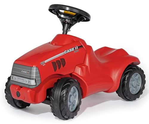 Rolly Toys rollyMinitrac Case Puma 165 CVX (für Kinder von 1,5 - 4 Jahre, Ablagefach unter Motorhaube, Flüsterlaufreifen) 132263, Rot