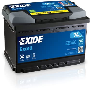 EXIDE Excell EB740 Batterie de Voiture 74Ah 680A