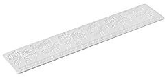 silikomart Wonder Cakes by 23.095.87.0069 TRD 15 Tappetino per Merletti, Zucchero Silicone Bianco 0,5 x 9,5 x 42 cm