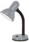 Eglo Lampe de table BASIC 1, 1 lampe à poser à flamme, lampe de bureau en acier et en plastique, couleur : argent, douille : E27