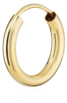 NKlaus Creole für Damen 333 Gelbgold 8 Karat, Gelbgold, 15mm, 1 Stück | Unisex; Durchmesser: 15mm; Stärke: 2,5mm