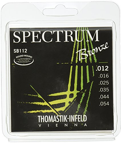 Thomastik Saiten für Akustikgitarre Spectrum Bronze Series nickelfrei Satz SB112 medium light .012-.054