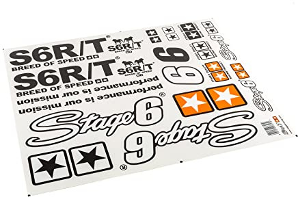 Kit d'autocollants Stage6 MK2 Grand Noir (pour Surfaces claires)