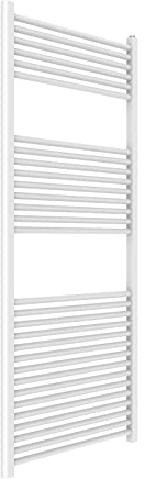 ERCOS Handtuchwärmer Badheizkörper Abmessungen 650x1500 MM Heizkörper Farbe Weiß Modern, 1/2 Anschlüsse Geliefert mit Montagekit