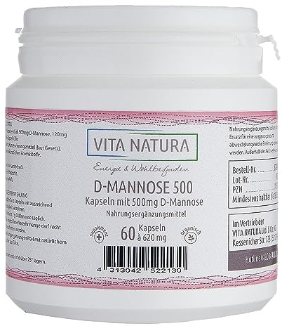D MANNOSE Kapseln 500 mg 60 St Kapseln