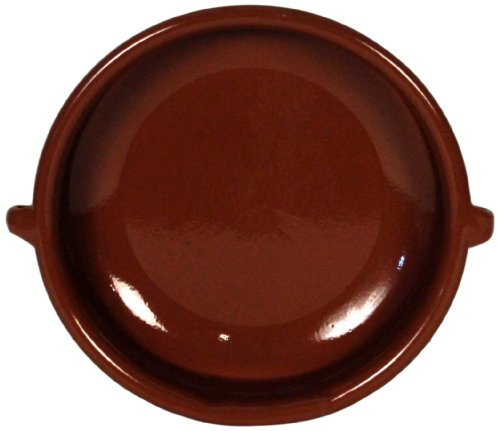 Amazing Cookware SB105 Natural Terracotta 23cm Round Dish, Brown
