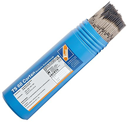TECHNOLIT TS 68 Stabelektrode für Cortenstahl | 1kg VPE | 3.25 x 350 mm | Basisch umhüllte Schweißelektrode | Wetterfester Baustahl & Feinkornbaustahl | Ideal für Gartenbau, Metallbau & Architektur