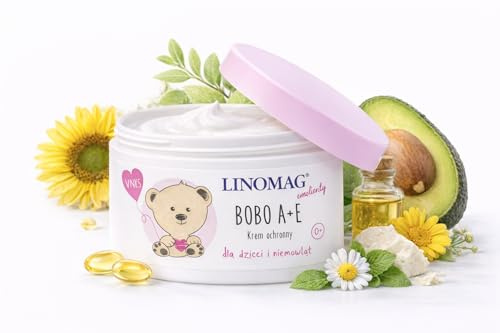 Linomag, Bobo A+E skyddande kräm för barn och spädbarn, 50 ml