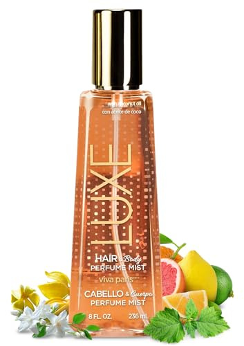 Luxe Perfumery Hair and Body Perfume Mist, Viva Paris, 236 ml (Pack of 1)