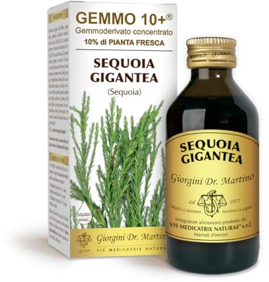 Dr Giorgini Integratore Alimentare, Sequoia Gemmoderivato Concentrato Liquido Analcoolico - 100 ml