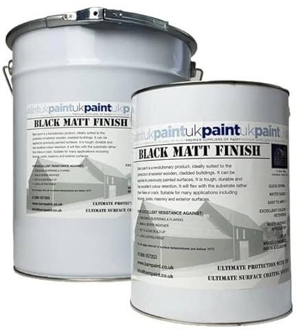 Black Matt Barn Paint - 2.5 litres - Acrylic