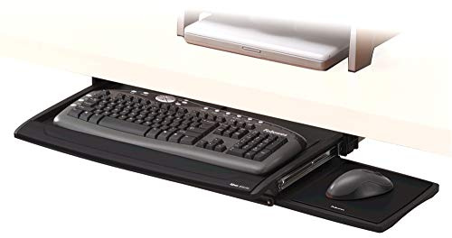 Fellowes 80312 Plateau adaptable pour Clavier, Noir