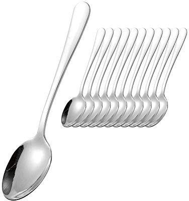 Esmeyer Sylvia 12-teiliges Kaffeelöffel-Set, 18/0 Edelstahl, poliert - der günstige seit 25 Jahren!, 14 x 1 x 1 cm