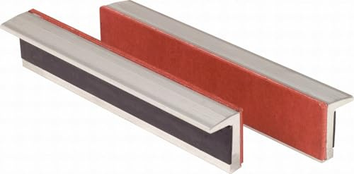 KS Tools 914.0094 Alu-Schraubstock-Schonbacken,Gummibesatz,175mm