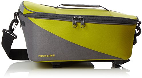 Racktime 561261 Unisex – Erwachsene Talis Gepäckträgertasche, green, 37x23x18cm