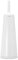 Brabantia 414664 Toilet Brush and Holder (White) Corrosion Resistant, Easy Clean Bathroom Accessory Set, 0.99 cm*11.99 cm*10.01 cm