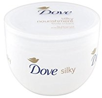 Dove SILKY Nourishing Body Cream 300ml seidige Body Creme FeuchtigkeitsKörperpflege, 300 ml