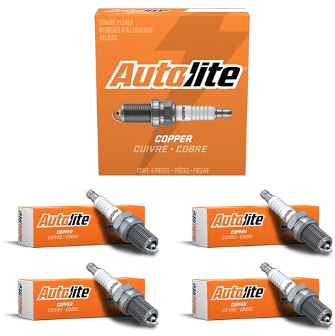 Autolite 295 Copper Non-Resistor Automotive Replacement Spark Plugs (4 Pack)