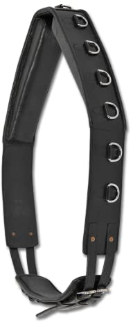 WALDHAUSEN Longiergurt, Leder, WB, schwarz